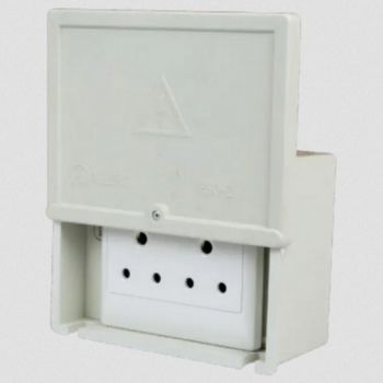 Allbro PSO-2 Empty Double Socket Outlet Surface Mount Extension Box 130mm x 173mm x 88mm