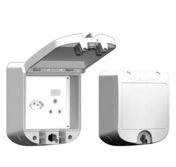 Allbro PSO-2 Stealth Weatherproof Enclosure with GRP Flap 208.5mm x 167mm x 107.5mm