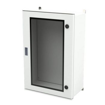 Allbro Allbrox 6 Enclosure with clear Polycarbonate Door Grey 600mm x 400mm x 200mm