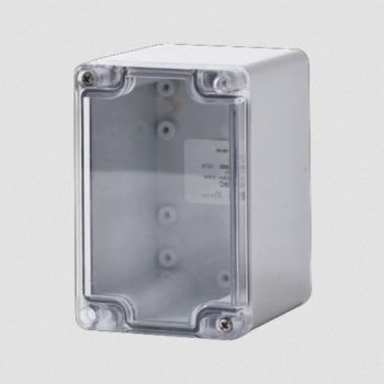 Allbro Enlec Clear lid, Grey base IP66 Enclosure 120mm x 80mm x 90mm