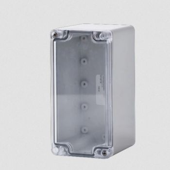 Allbro Enlec Clear lid, Grey base IP66 Enclosure 160mm x 80mm x 90mm