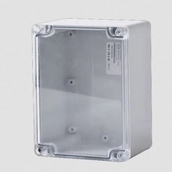 Allbro Enlec Clear lid, Grey base IP66 Enclosure 160mm x 120mm x 90mm