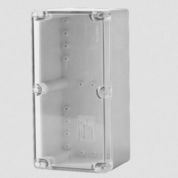 Allbro Enlec Clear lid, Grey base IP66 Enclosure 240mm x 120mm x 100mm