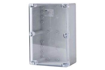 Allbro Enlec Clear lid, Grey base IP66 Enclosure 240mm x 160mm x 100mm