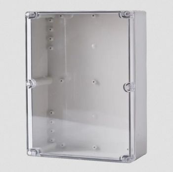 Allbro Enlec Clear lid, Grey base IP66 Enclosure 300mm x 230mm x 100mm