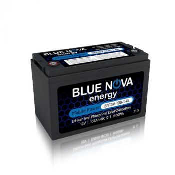 Blue Nova MPS BN13V-108-1.4k Mobile Power 1.4Kw 108Ah 13V Lithium Iron Phosphate Battery