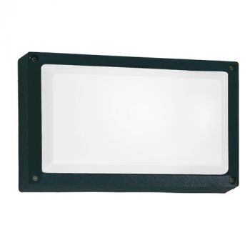 Brightstar BH075 BLACK Die Cast Aluminium with White Polycarbonate Cover