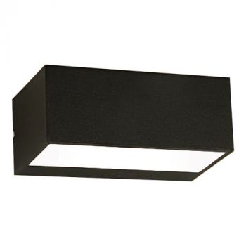 Brightstar WYN-BH082 BLACK Die Cast Aluminium Bulkhead with Frosted Glass