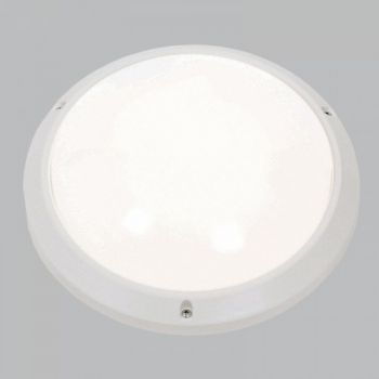 Brightstar WYN-BH114 BLACK ABS Plastic with Opal Polycarbonate Cover Bulkhead Black