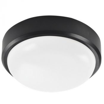 Brightstar BH128 BLACK LED LED PC Bulkhead with Polycarbonate Cover Black