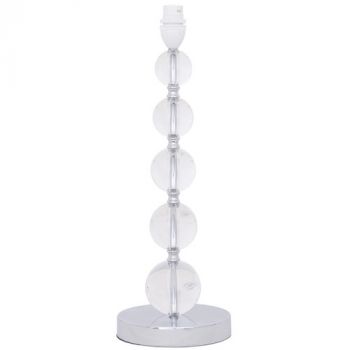 Brightstar BTL031 CHROME Polished Chrome and Clear Acrylic Table Lamp