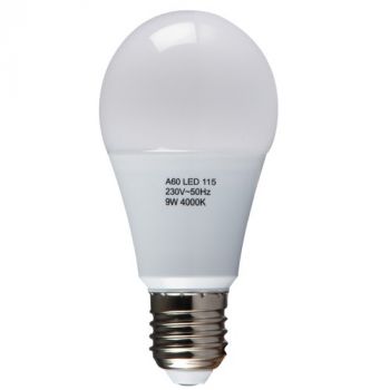Brightstar BULB LED 115 Frosted 9W E27 Es Cool White A60 4000K