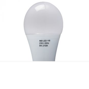Brightstar BULB LED 116 Frosted 9W E27 Es Warm White A60 3000K