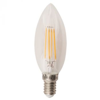 Brightstar BULB LED 130 E14 Ses Candle 4W Filament 2700K