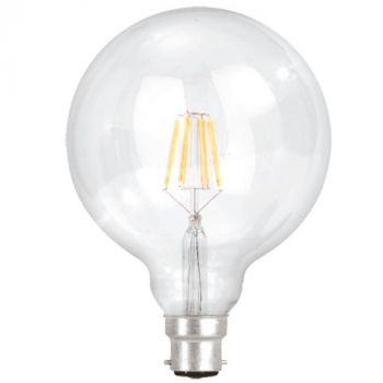 Brightstar BULB LED 167 B22 9W G40 125mm Filament Bulb Non-Dimmable Cool White
