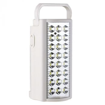 Brightstar BULB LED 937 WHITE 12W LED Rechargeable Emergency Light with Handle Self Stand Portable Wall Mounted