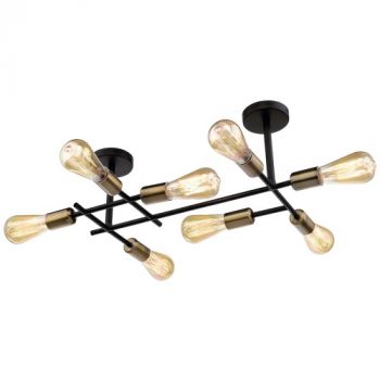 Brightstar CF058/8 BRASS SATIN Black and Satin Brass