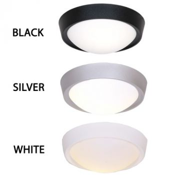 Brightstar CF099 WH Polycarbonate Base with Opal Polycarbonate Cover Surface Mount White