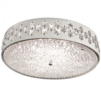 Brightstar CF118/24 WATT LED LED Ceiling Fitting with Glass and Crystals