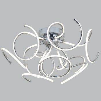 Brightstar CF161 LED Polished Chrome and PVC Ceiling Fitting