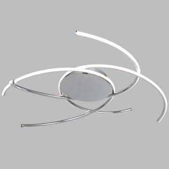 Brightstar CF162 LED Polished Chrome and PVC Ceiling Fitting