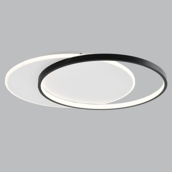 Brightstar CF274 BK/WH 36W LED Metal and Acrylic LED Ceiling Fitting IP20 Black and White