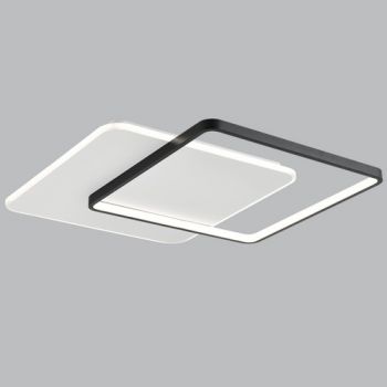Brightstar CF275 BK/WH 40W LED Metal and Acrylic LED Ceiling Fitting IP20 Black and White