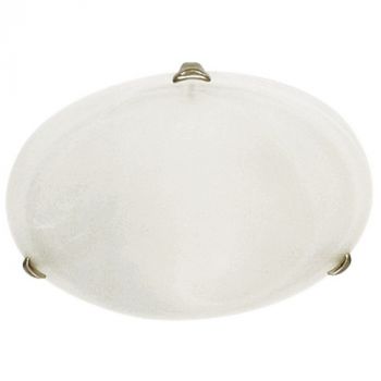Brightstar WYN-CF2999LG Alabaster Glass With Chrome Clips (400mm)