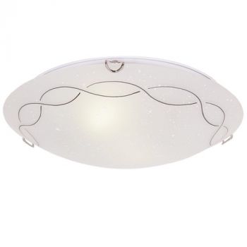 Brightstar CF3505 LG CHROME, CF3505 SM CHROME Frosted Patterned Speckled Glass (Multiple Sizes)