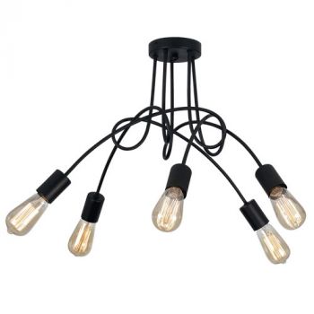 Brightstar CF384/5 BLACK Metal Ceiling Fitting
