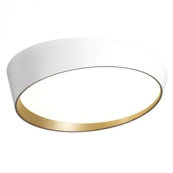 Brightstar CF445 WHITE/COPPER 24W LED Metal Ceiling Fitting with Acrylic Diffuser White and Copper