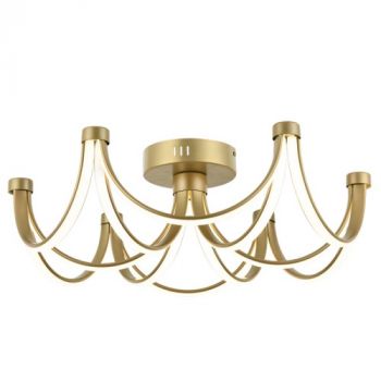 Brightstar CF570/6 GOLD Led Aluminium And Pvc Ceiling Fitting With Led Driver ( Included )