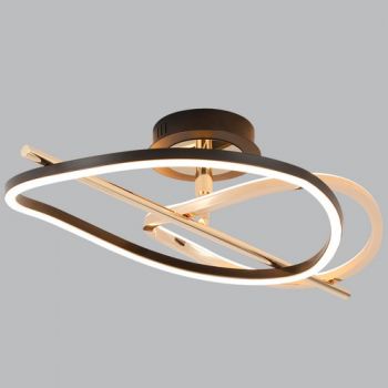 Brightstar CF610 CCT 36W LED Metal and PVC Ceiling Light French Gold and Black