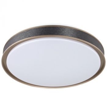 Brightstar CF616 GOLD 24W LED 3 CCT Metal and PVC Ceiling Light, IP20 Gold and Brushed Grey