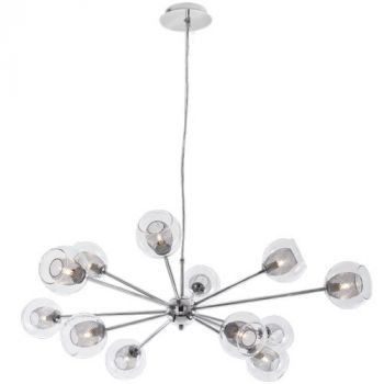 Brightstar CH240/12 CHROME Polished Chrome with Clear Glass