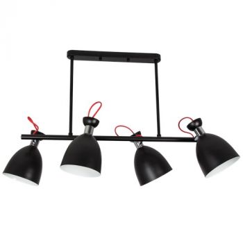 Brightstar CH259/4 BLACK Iron and Polished Chrome