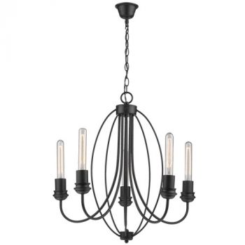 Brightstar CH342/5 BLACK Metal Chandelier
