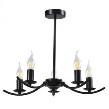 Brightstar CH395/5 BLACK Metal Chandelier