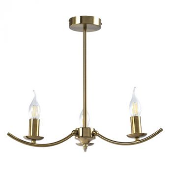 Brightstar CH396/3 GOLD Metal Chandelier