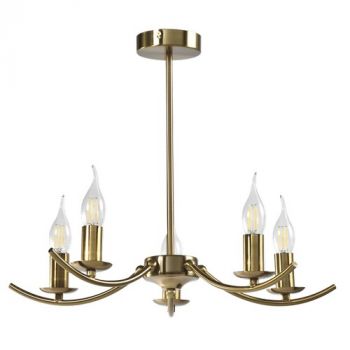 Brightstar CH396/5 GOLD Metal Chandelier