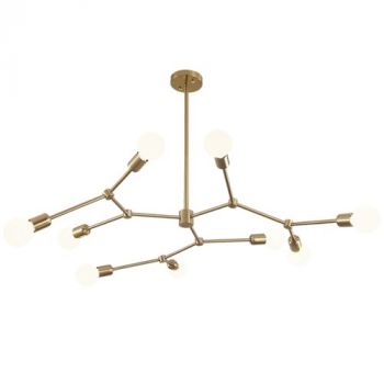 Brightstar CH512/9 BRONZE Metal Chandelier Adjustable size IP20 Bronze