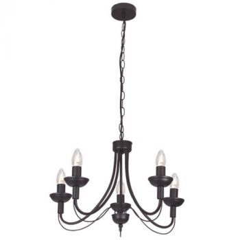 Brightstar CH523/5 BLACK Metal Chandelier