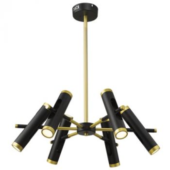 Brightstar WYN-CH533 LED Black Gold Metal and Aluminium LED Chandelier Moveable Arms