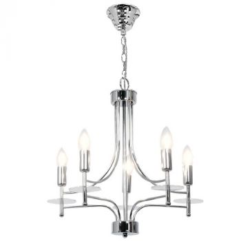Brightstar CH663/5 CHROME Polished Chrome Chandelier