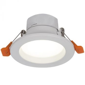 Brightstar DL054 WHITE 5W LED Metal Downlight with Opal Polycarbonate Cover