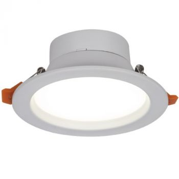 Brightstar DL056 WHITE 12W LED Metal Downlight with Opal Polycarbonate Cover