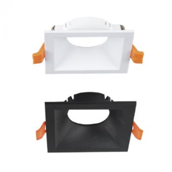 Brightstar DL062 BLACK Polycarbonate Straight Without Lampholder. Only to be used with LED Bulb ( Clips in ) Black
