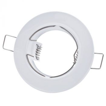 Brightstar DL064 WHITE Polycarbonate Straight Downlight Without Lampholder