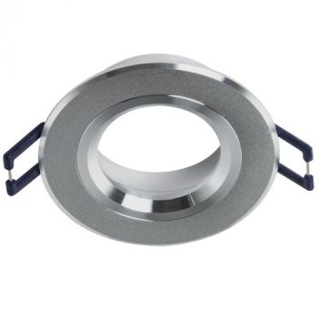 Brightstar DL086 ALUMINIUM Straight Bevelled Edge Downlight Without Lampholder 12V