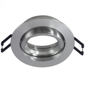 Brightstar DL089 ALUMINIUM Tilt Downlight Without Lampholder 12V